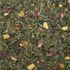 Jule te grønn te i grønn pose 100g - bakside